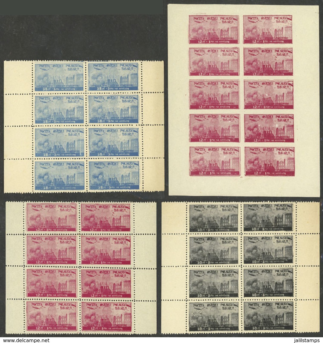 POLAND: Interesting Lot Of Stamps Of The Year 1939 "Stefan Tarzinski", Interesting!" - Sammlungen