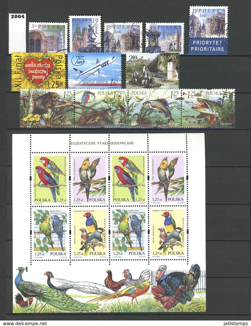 POLAND: Collection Of Stamps, Sets And Souvenir Sheets Issued Between 1975 And 2009 (fairly Complete), Used Or MNH, All  - Sammlungen