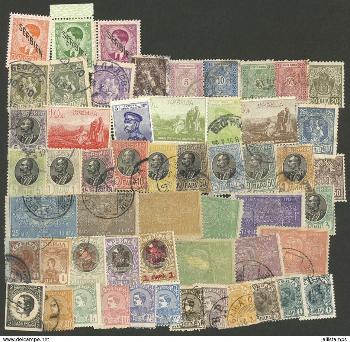 SERBIA: Group Of Used Or Mint Stamps, A Few Can Have Minor Defects, Most Of Fine Quality, Low Start! - Serbien