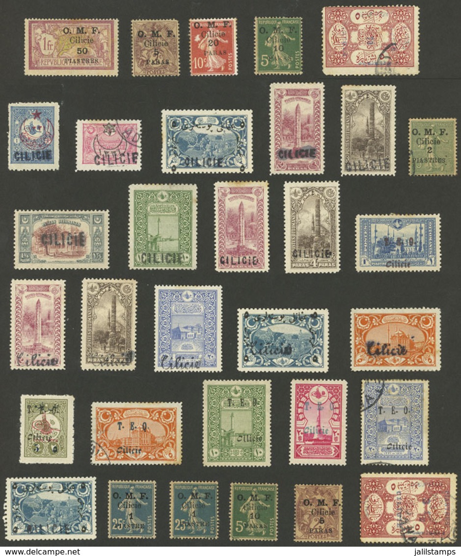 SYRIA - CILICIA: Small Lot Of Stamps, Used Or Mint, Mixed Quality (some With Small Defects, Others Of Fine Quality), Int - Syrien