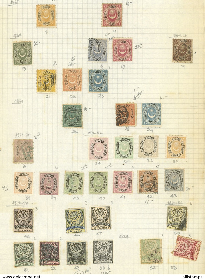 TURKEY: Old Collection On 24 Pages, It Includes Good Values, There Are Interesting Cancels, Surely Of High Catalog Value - Sonstige & Ohne Zuordnung
