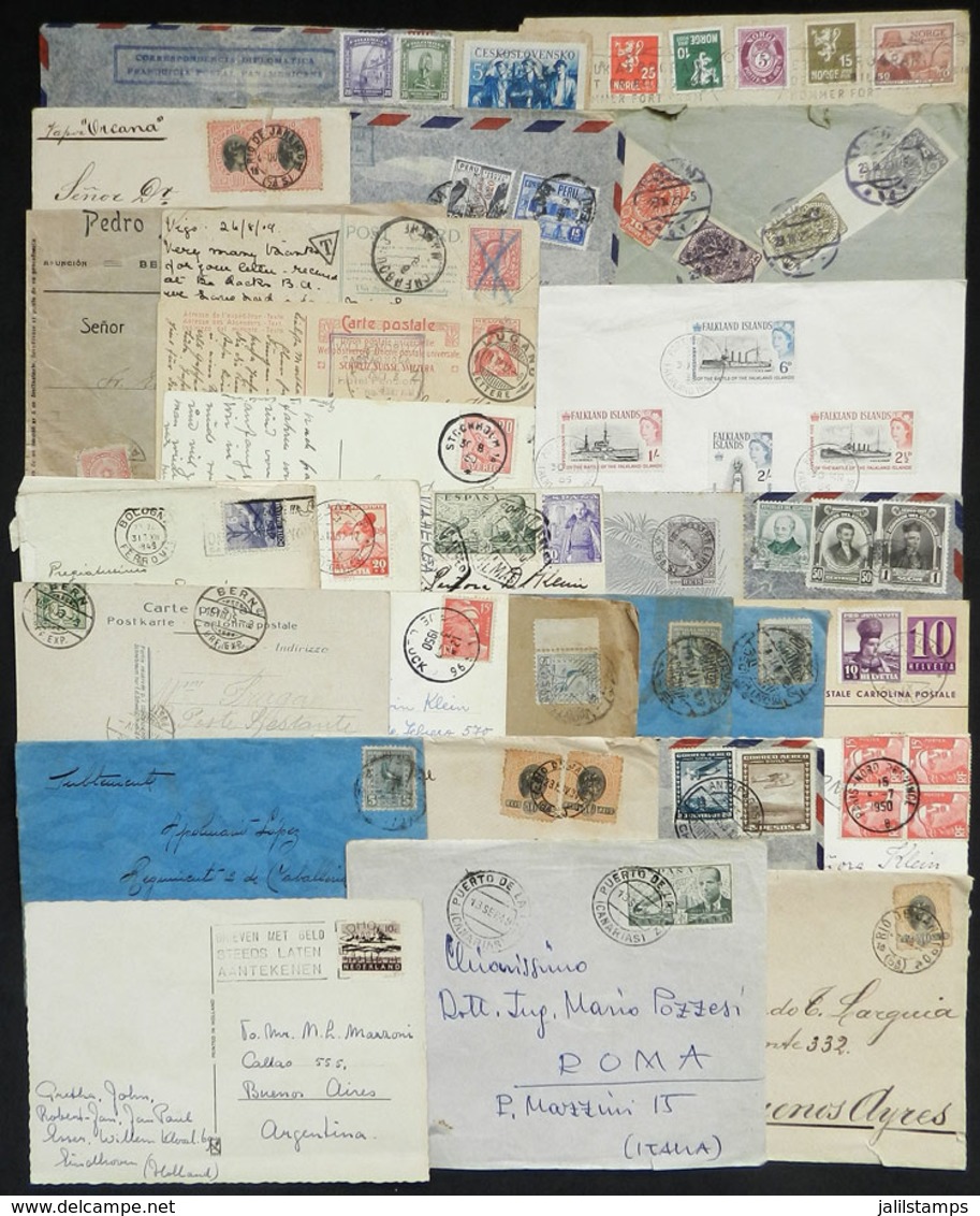 WORLDWIDE: 29 Covers Or Cards Of Varied Countries And Periods, Some With Defects, Others Of Fine Quality, Low Start! - Andere & Zonder Classificatie