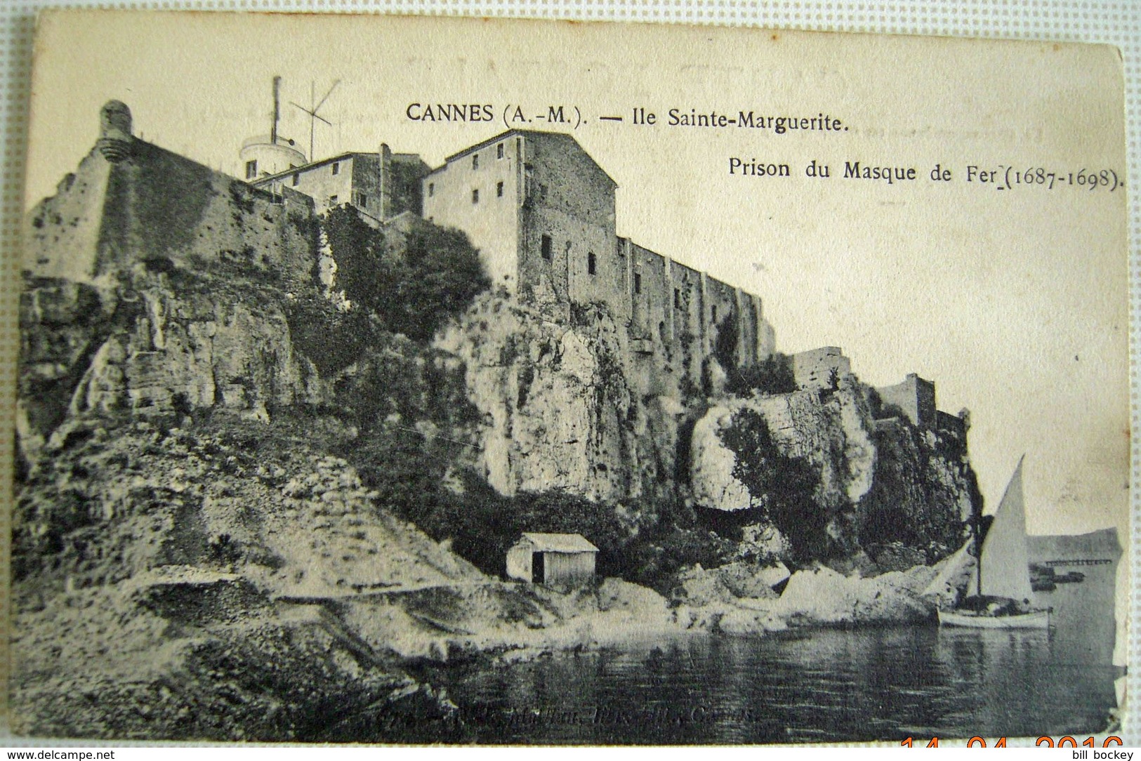 CPA Circa 1920  - CANNES Prsion Du Masque De Fer Ile St Marguerite - Dumas Non écrite TBE - Cannes