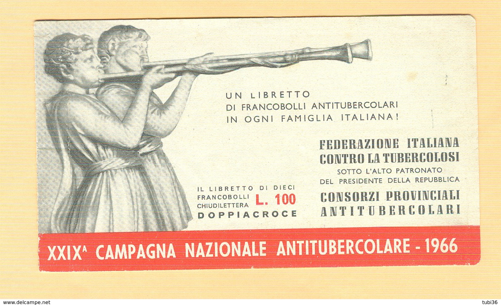 "XXIX^ CAMPAGNA NAZIONALE FRANCOBOLLO ANTITUBERCOLARE"1966 -LIBRETTO COMPLETO,NUOVO - Malattie