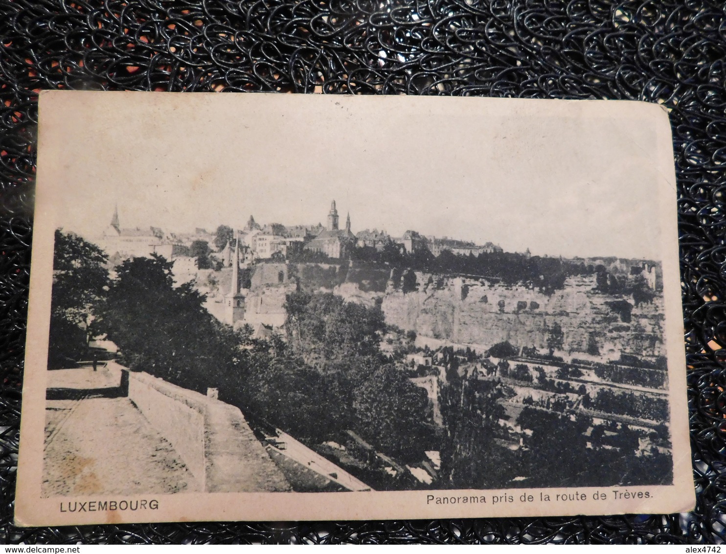 Luxembourg, Panorama Pris De La Route De Trèves, Vue Rare   (L7) - Luxembourg - Ville