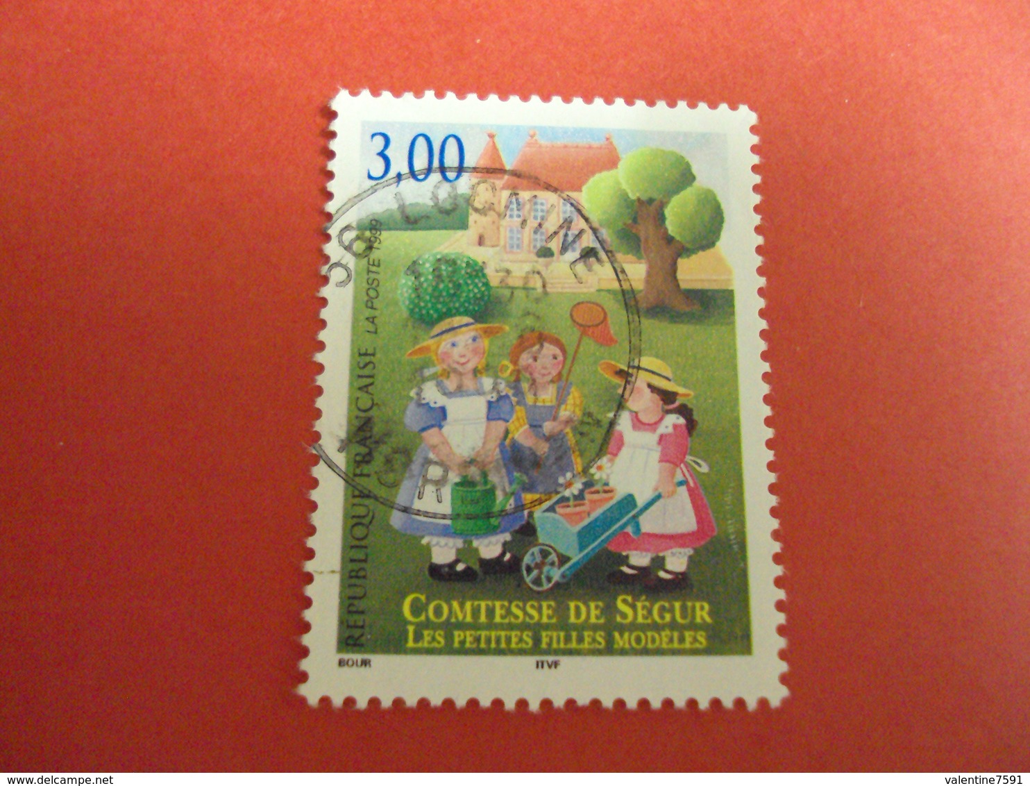 1990-99- Oblitéré N°   3253    " 200 Ans Comtesse De Ségur  "    Net  0.80 - Oblitérés