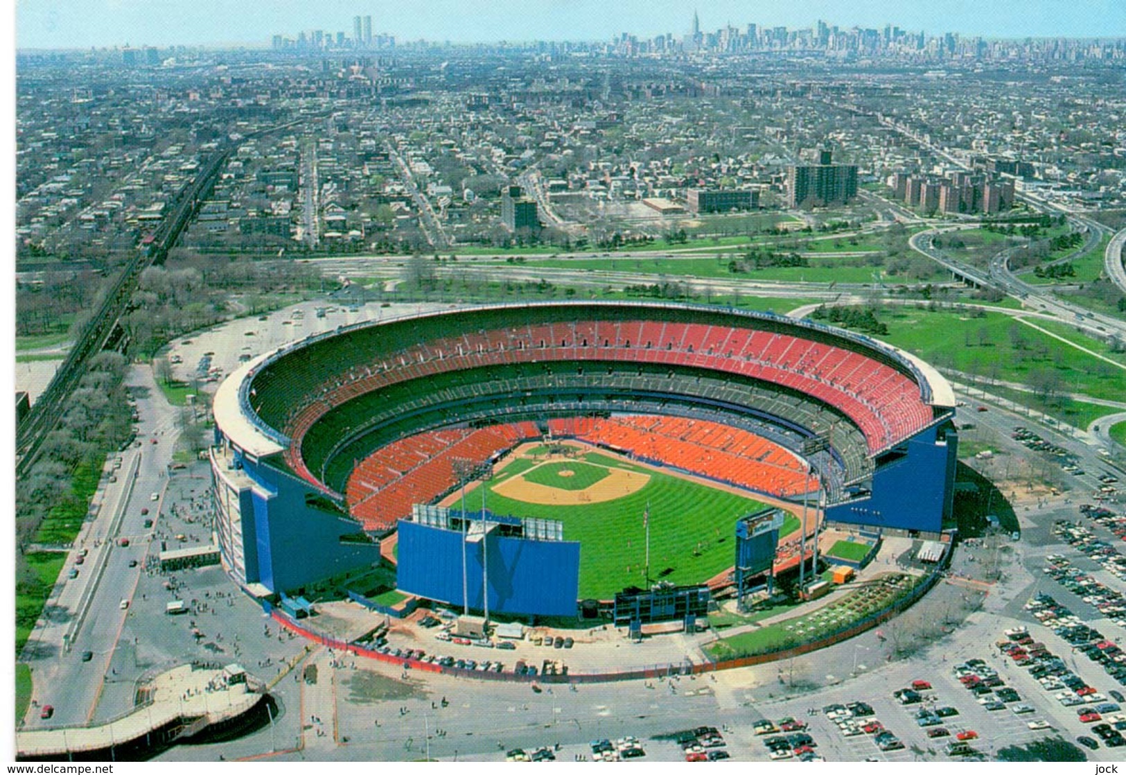 Postcard Stadium New York Usa Shea Stadion Stadio - Estadio - Stade - Sports - Baseball - Stadi