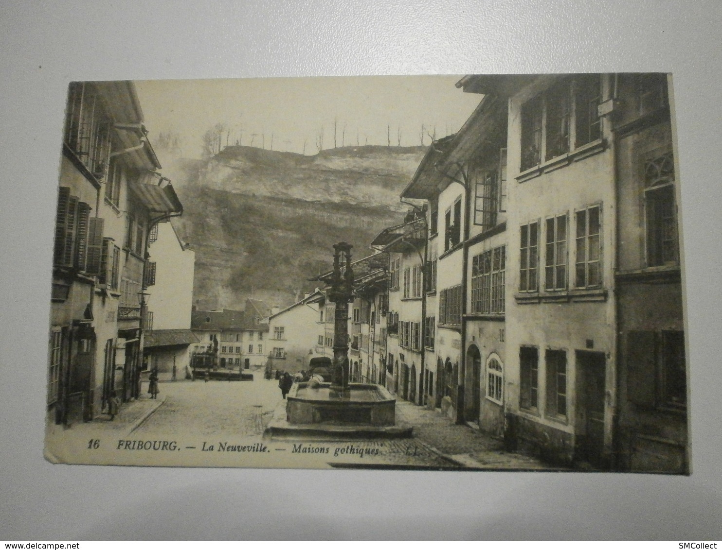 Suisse. Fribourg, La Neuveville, Maisons Gothiques (8337) - Fribourg