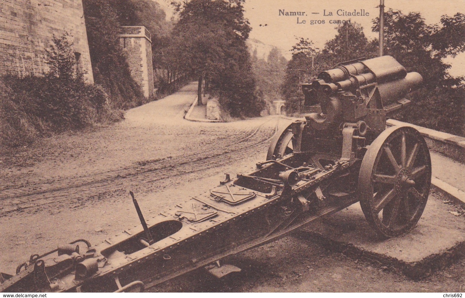 Namur Citadelle Gros Canon Allemand - Matériel