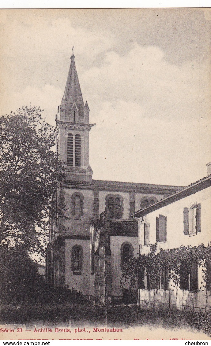 82. SAINT ETIENNE DE TULMONT. CPA. CLOCHER  DE L'EGLISE - Saint Etienne De Tulmont