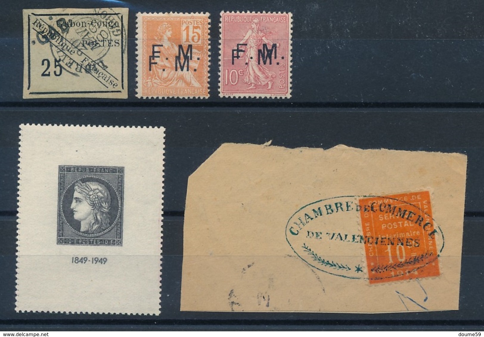 DI-315: FRANCE: Lot Avec Timbres FAUX - Other & Unclassified