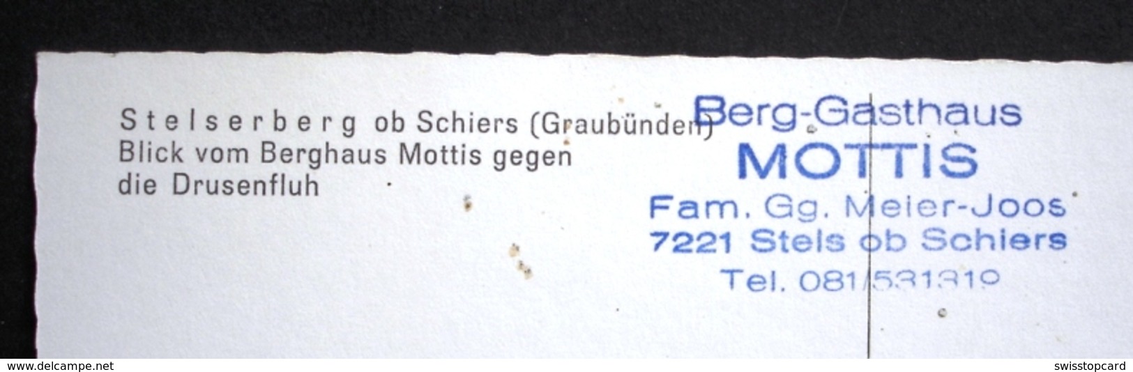 SCHIERS Berghaus Mottis Fam. Gg. Meier-Joos Stels - Schiers