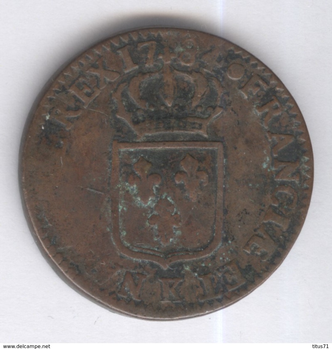 Demi Sol Louis XVI 1784 K - 1774-1791 Luis XVI