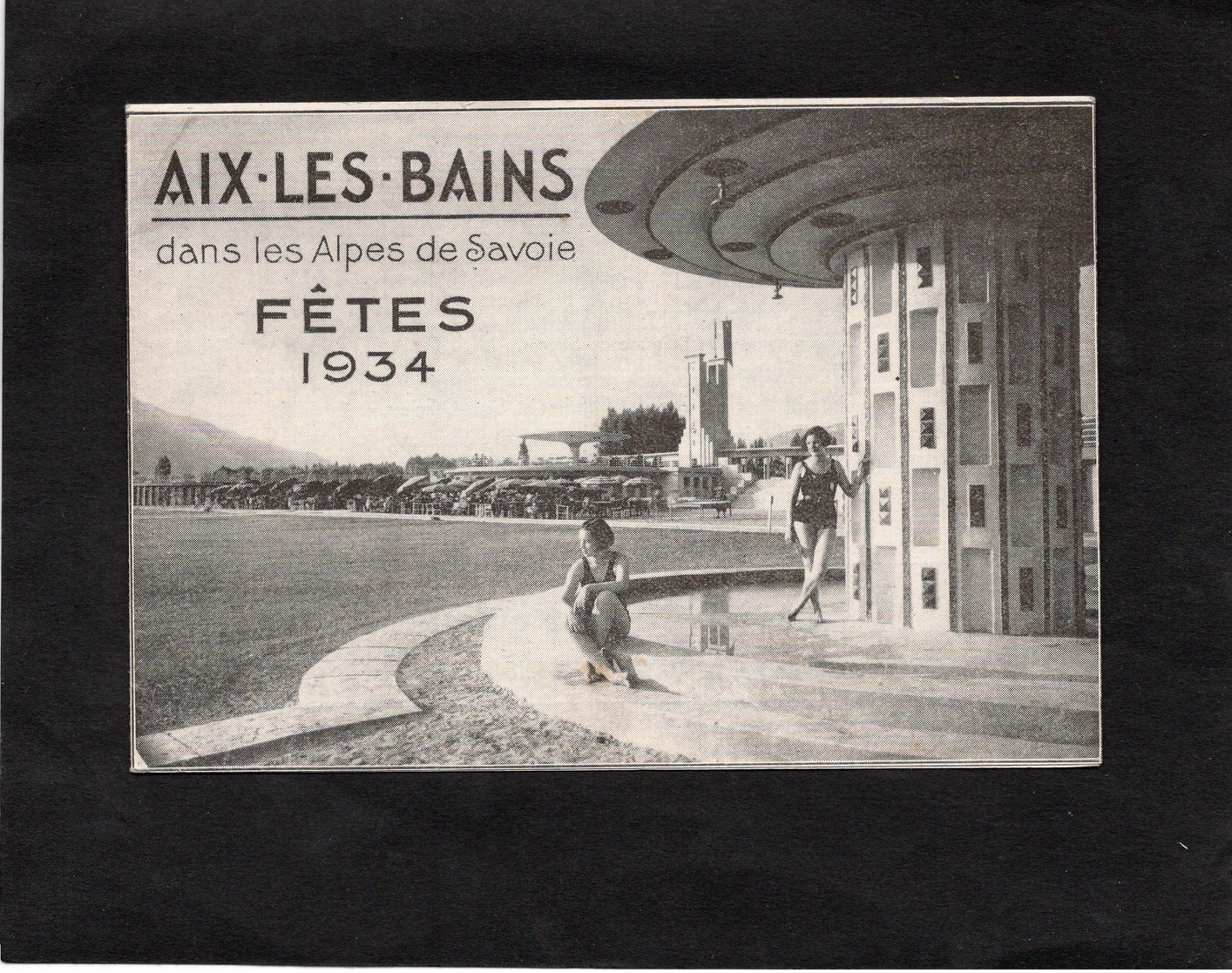 AIX LES BAINS  Dans Les Alpes De Savoie - Fêtes 1934 / Juin, Juillet, Aout, Septembre - Toeristische Brochures