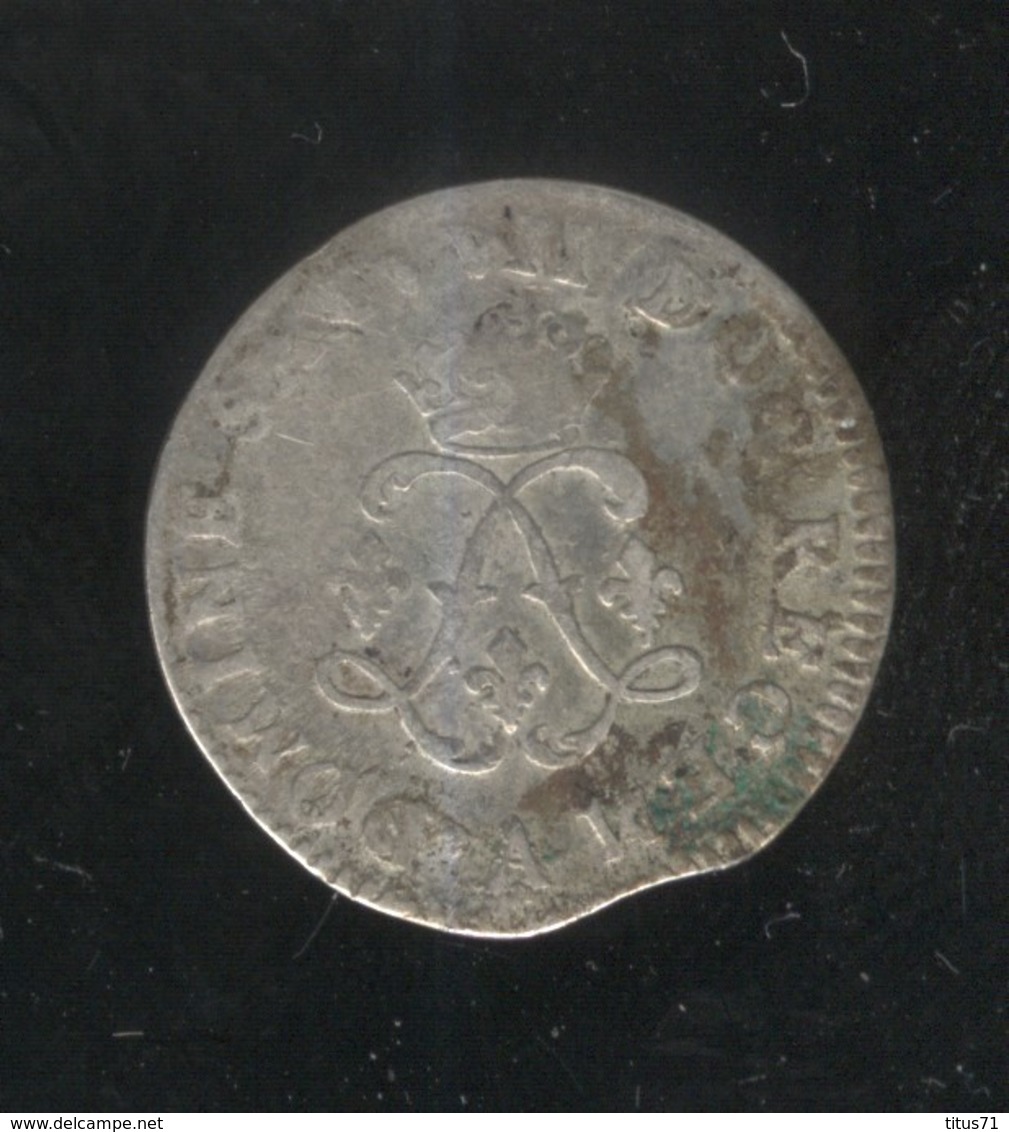 4 Sols Aux 2 L - Louis XIV - TB+ - Date Illisible - 1643-1715 Ludwig XIV.