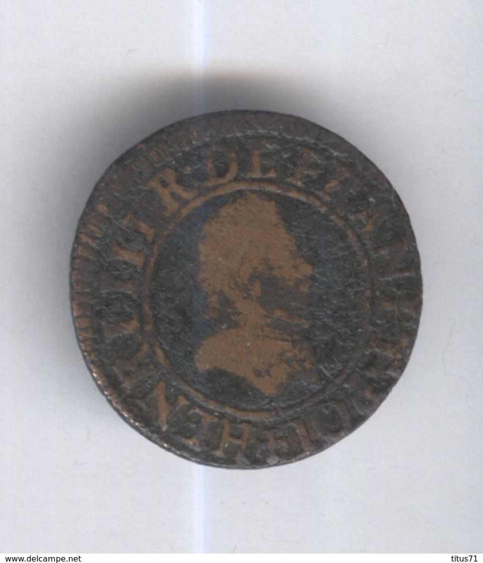 Denier Tournois Henri III - Non Daté - 1574-1589 Heinrich III.