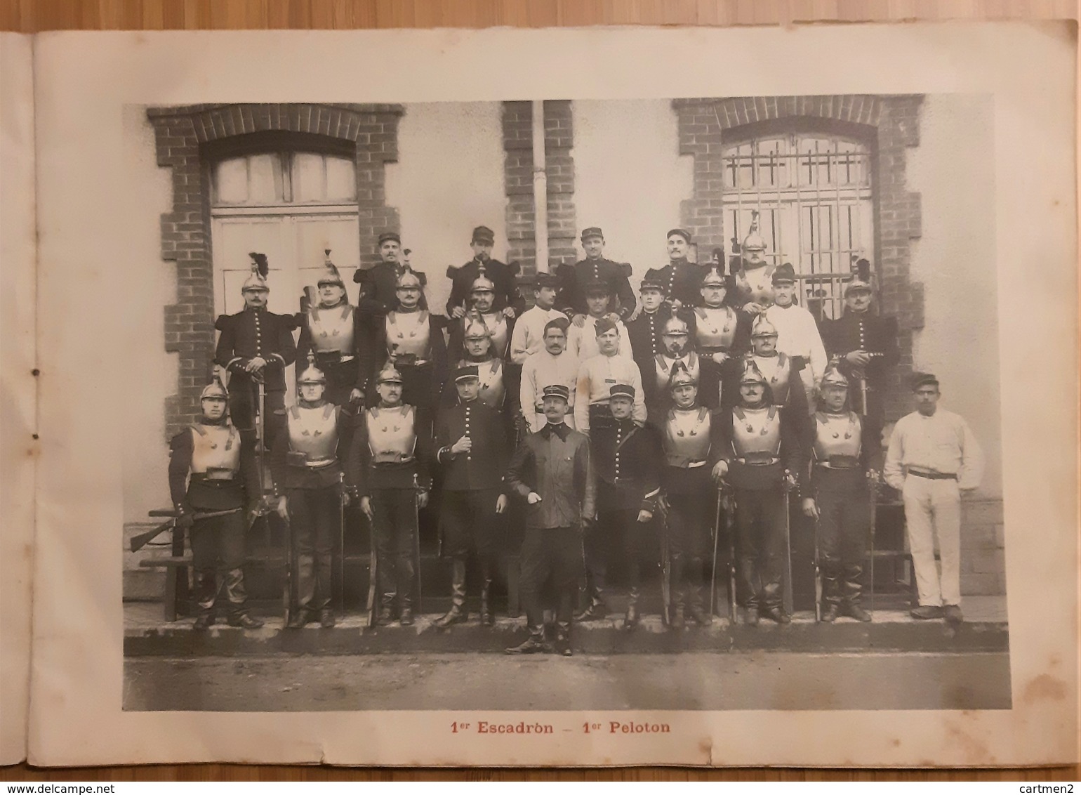 ALBUM " HISTORIQUE DU 9e REGIMENT CUIRASSIERS " NOYON PELOTON ESCADRON ESCRIME MARECHAL-FERRANT GUERRE CUIRASSIER OISE