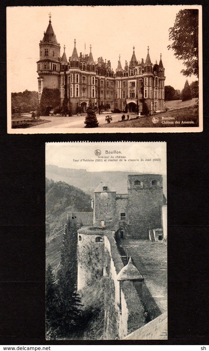 BOUILLON - 4 Cartes - Château Amerois - Tour Autriche - Ramonette - Abattoir - Bouillon