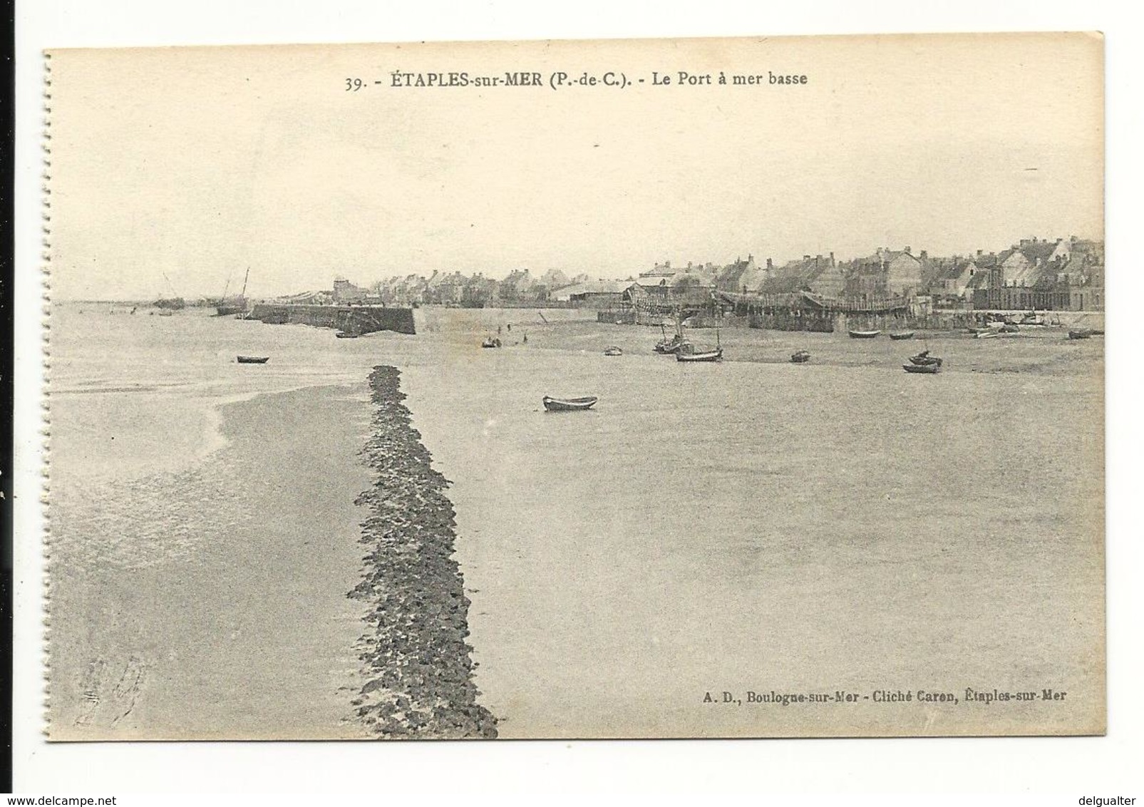 Étaples-sur-Mer - Le Port à Mer Basse - Etaples