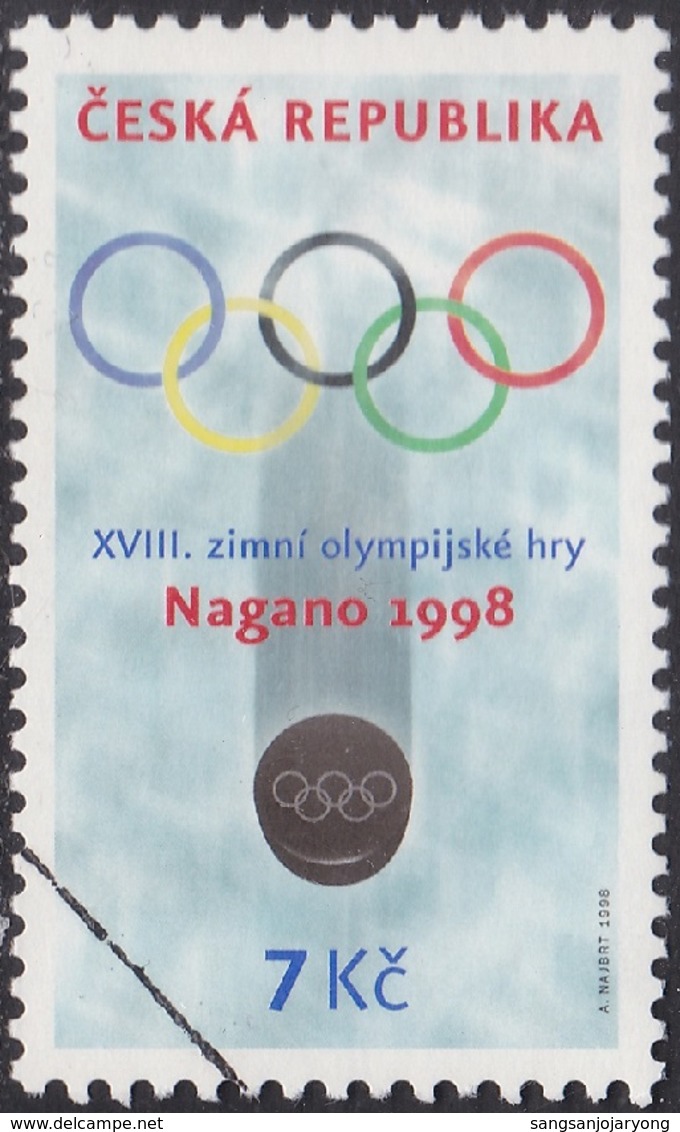 Specimen, Czechoslovakia Sc3031 1998 Nagano Winter Olympics, Jeux Olympiques - Winter 1998: Nagano