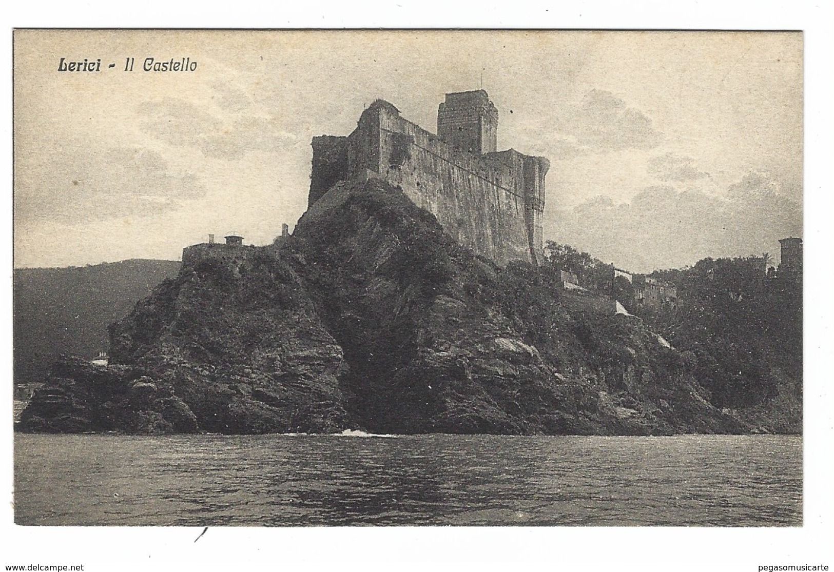 3176 - LERICI LA SPEZIA IL CASTELLO 1920 CIRCA - Altri & Non Classificati