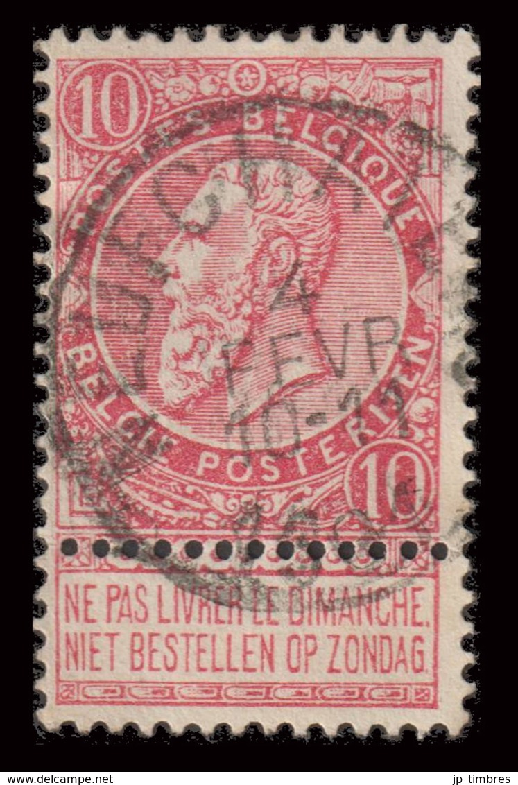 COB N° 58 - Obl. "NEUFCHATEAU" - 1893-1900 Fine Barbe