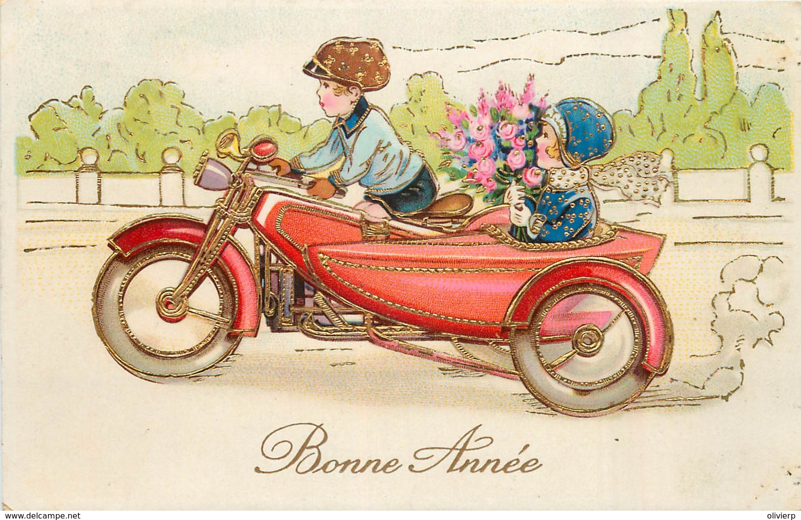 Fantaisie - Un Side-car En Balade - Moto