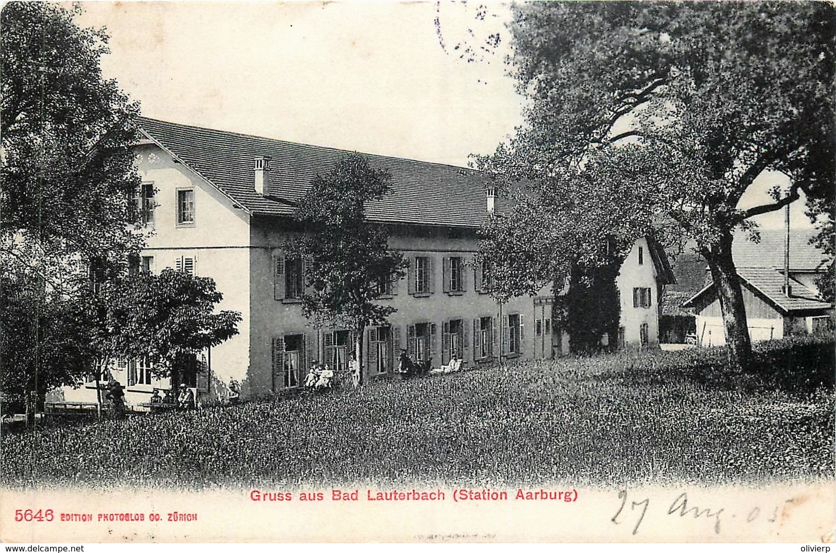 Suisse - Gruss Aus Bad Lauterbach ( Station Aarburg ) - Aarburg