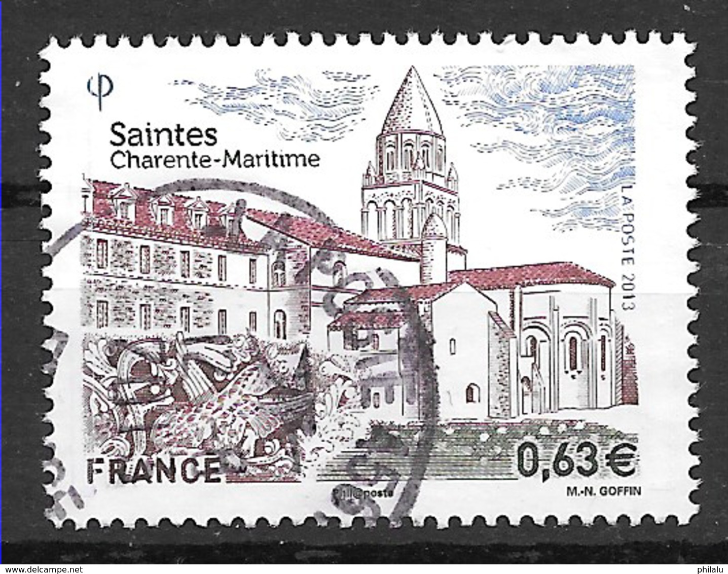 FRANCE 4753 Saintes (Charente-Maritime) . - 2010-.. Matasellados