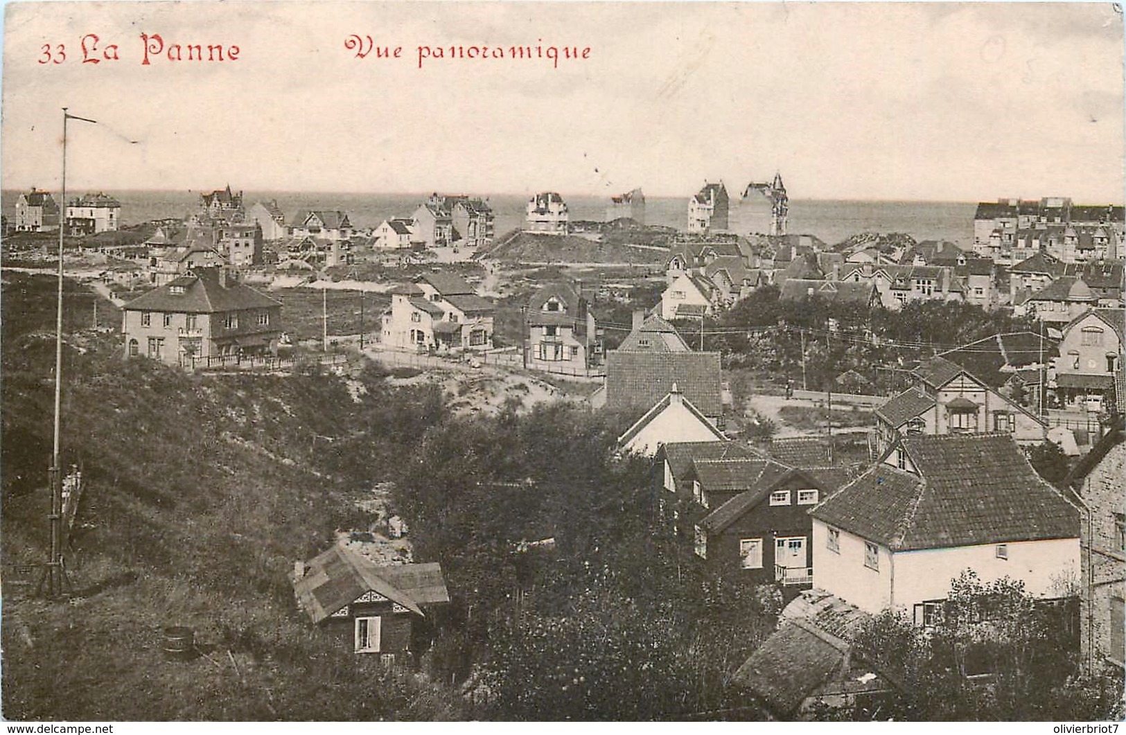 Belgique - La Panne - N° 33 Edit. Marcovici - Vue Panoramique - De Panne