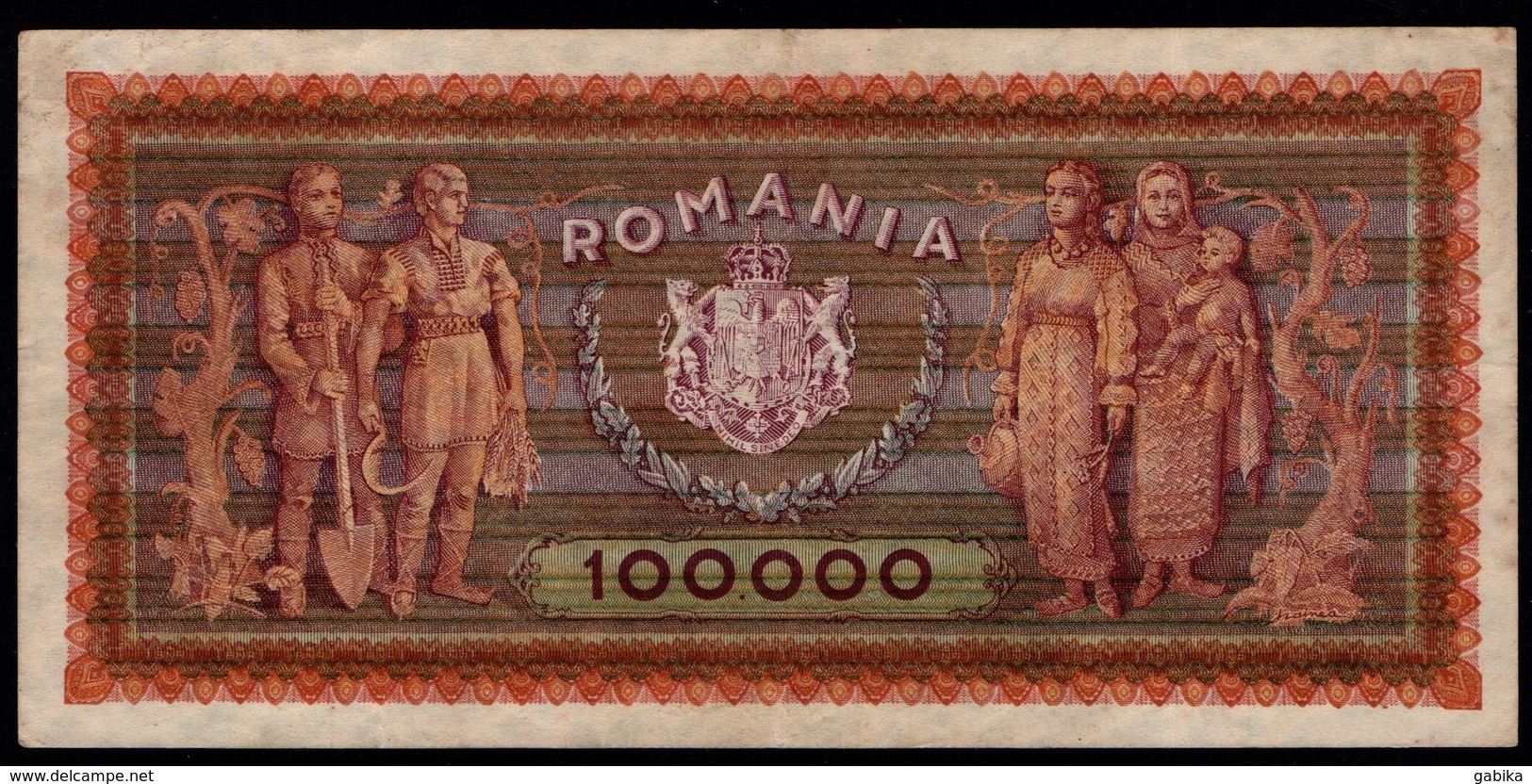 Romania 1947, 100000 Lei - Romania