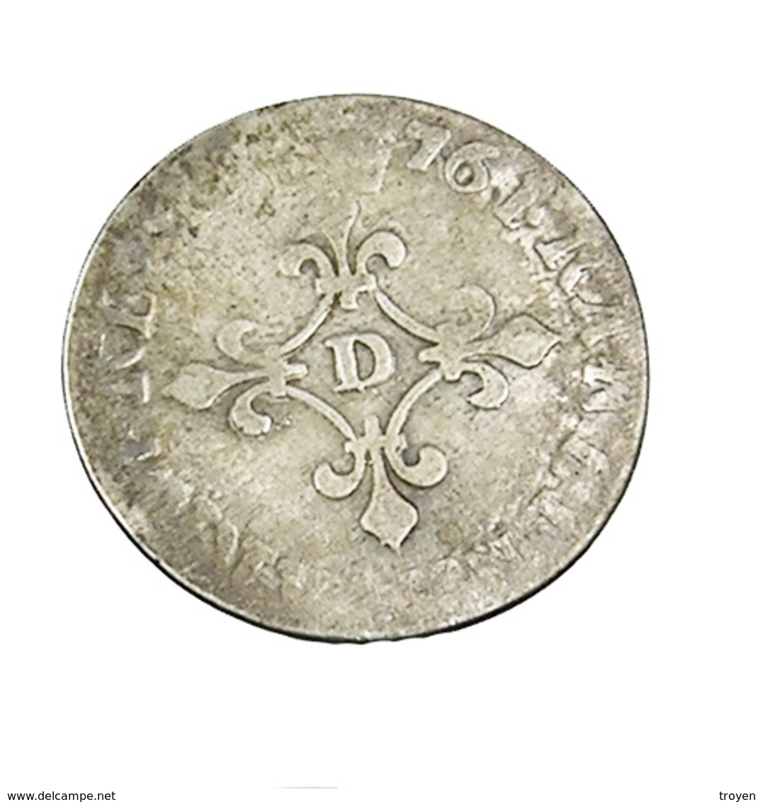 4 Sols - Dit Des Traitants -  -  Louis XIIII - France - 1676 D  - TB -  Argent - - 1643-1715 Louis XIV Le Grand