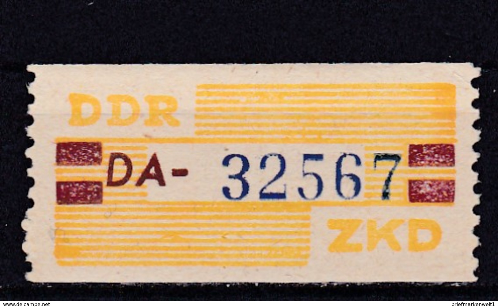 DDR, Dienst: ZKD Nr. 25 DA**, "N" (T 14231) - Other & Unclassified