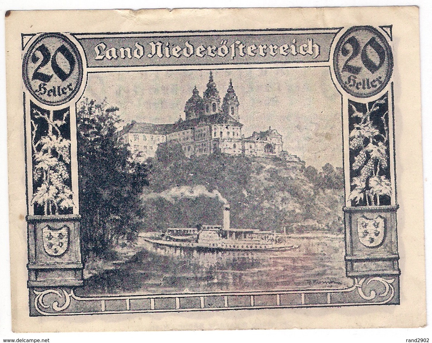 Österreich Austria Notgeld 20 HELLER FS671I NIEDEROSTERREICH /151M/ - Austria