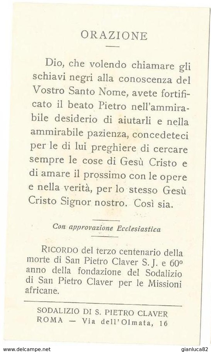 Lotto N. 3 Santini Beato Nunzio Sulprizio, S. Pietro Claver, Don Placido Baccher Storia E Preghiere (99-101) - Santini