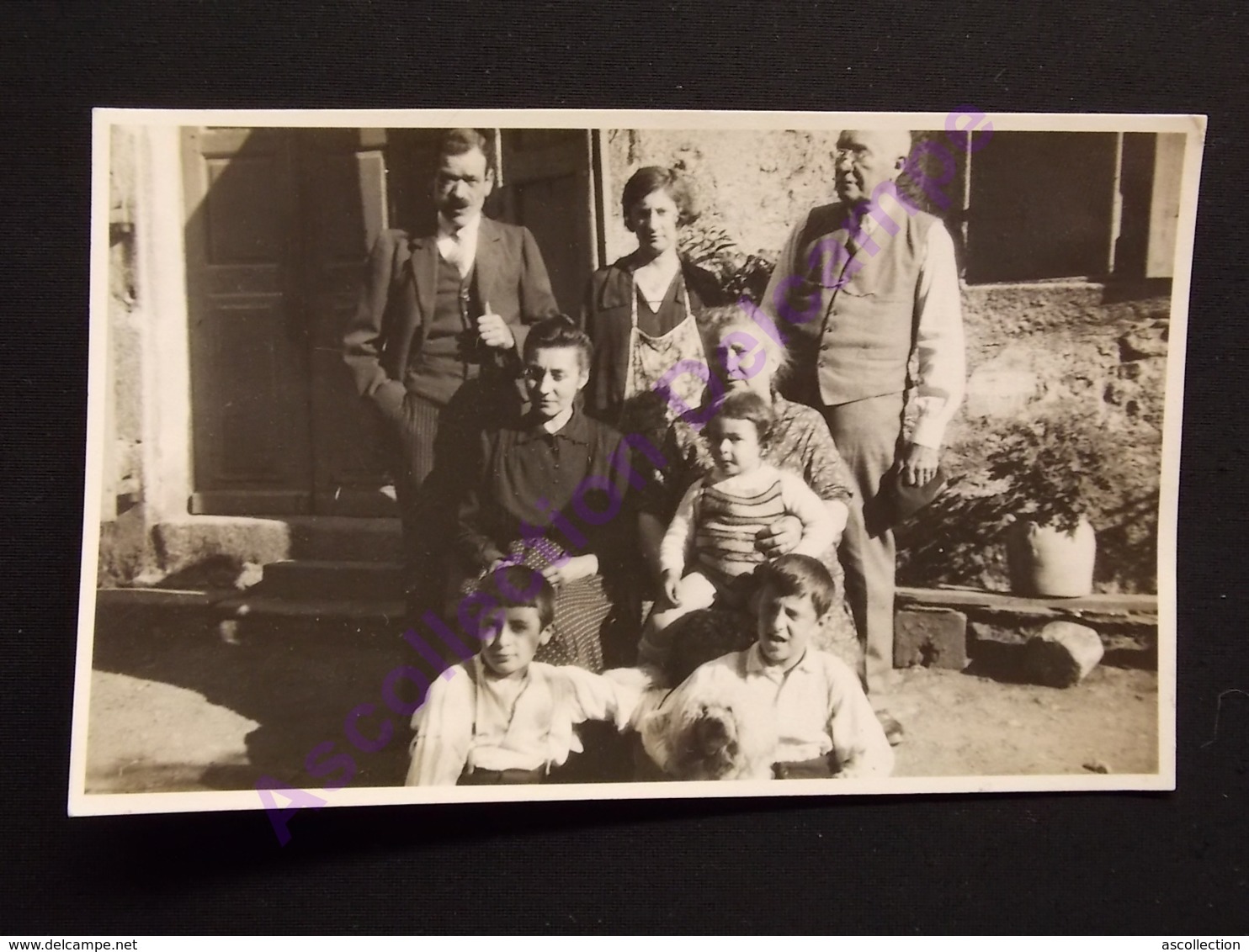 Carte Photo Genealogie Famille Maurel Et Monier Et Marquez à La Salvetat 1930 - Généalogie