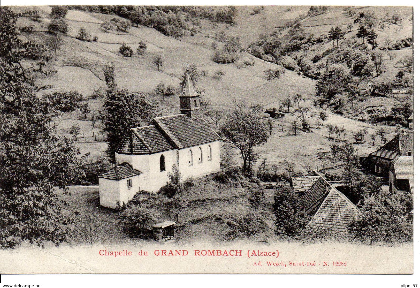 68 - CHAPELLE DU GRAND ROMBACH (pli D'album) - Sainte-Croix-aux-Mines