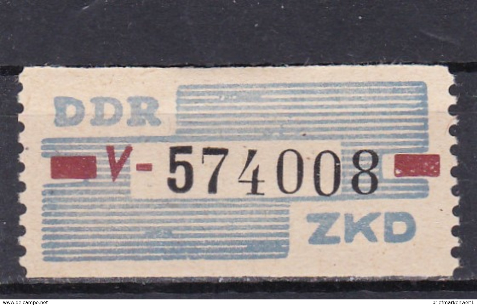 DDR, Dienst: ZKD Nr. 28 V**,  (T 14259) - Other & Unclassified
