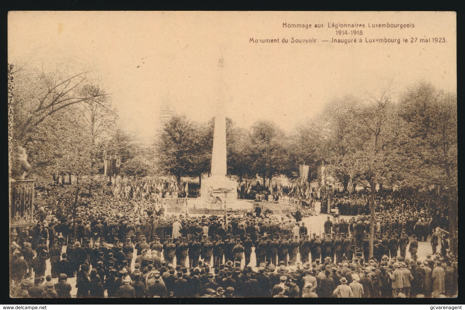 HOMMAGE AUX LEGIONNAIRES LUXEMBOURGEOIS 1914 - 1918 - Autres & Non Classés