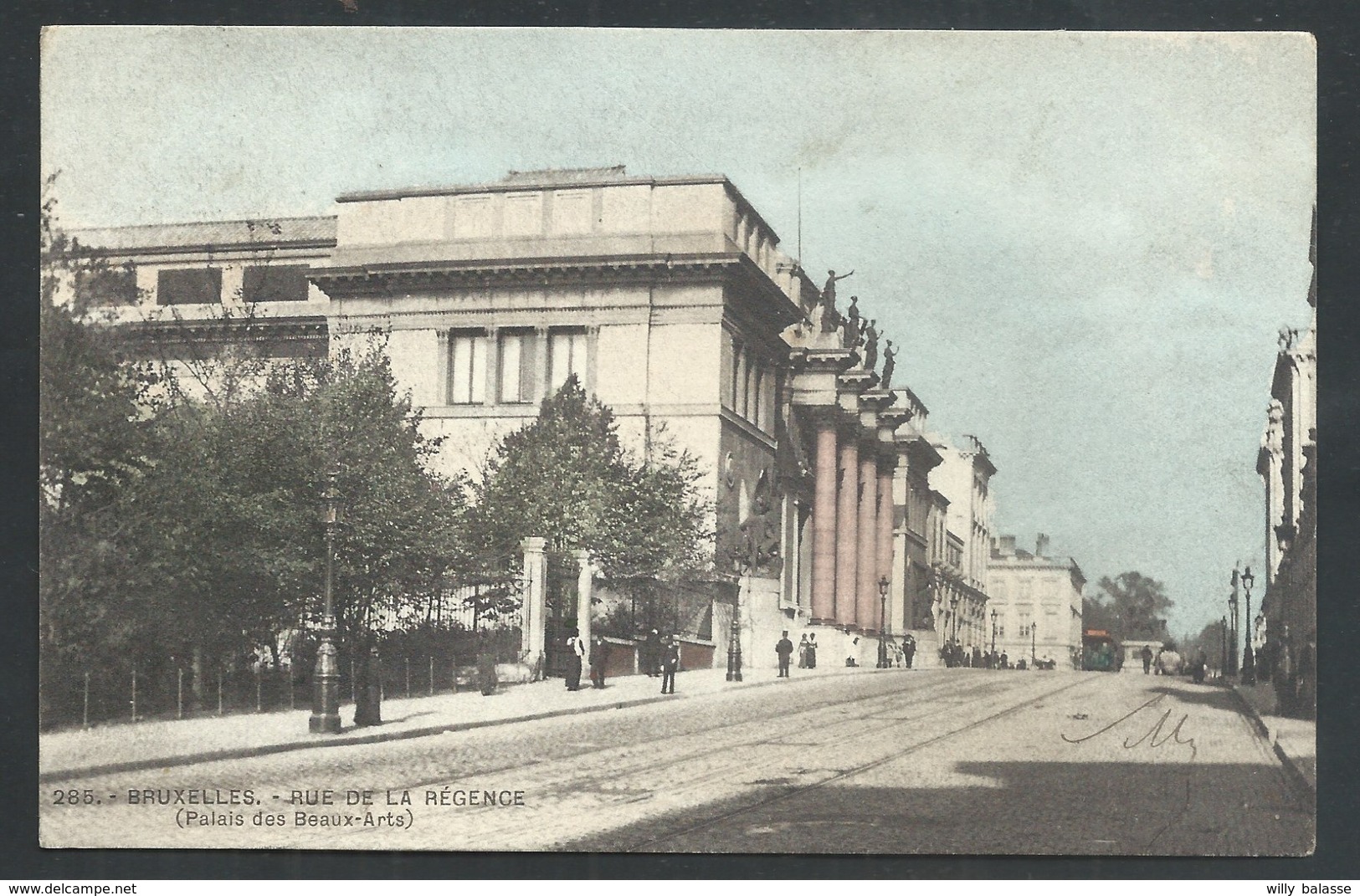 +++ CPA - BRUSSEL - BRUXELLES - Rue De La Régence - Palais Des Beaux Arts - Couleur  // - Bruxelles-ville