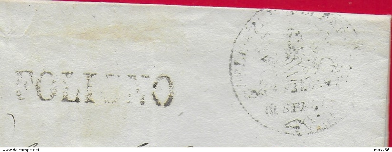 PREFILATELICA - PONTIFICIO - 1848 Lettera Con Testo SPELLO CALVI DELL'UMBRIA - Bollo Postale FOLIGNO SPELLO - 1. ...-1850 Prefilatelia