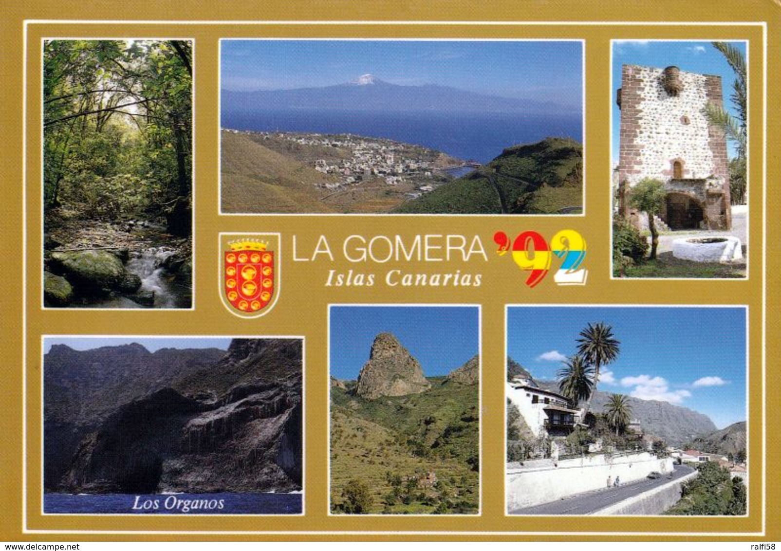 3 AK La Gomera Island * Sehenswürdigkeiten Der Insel La Gomera - Mehrbildkarten * - Gomera