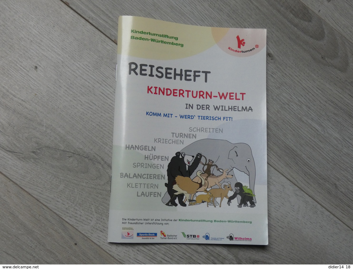 ZOO PLAN STUTTGART. WILHELMA. 50 PAGES POUR ENFANTS. EN ALLEMAND. - Animaux