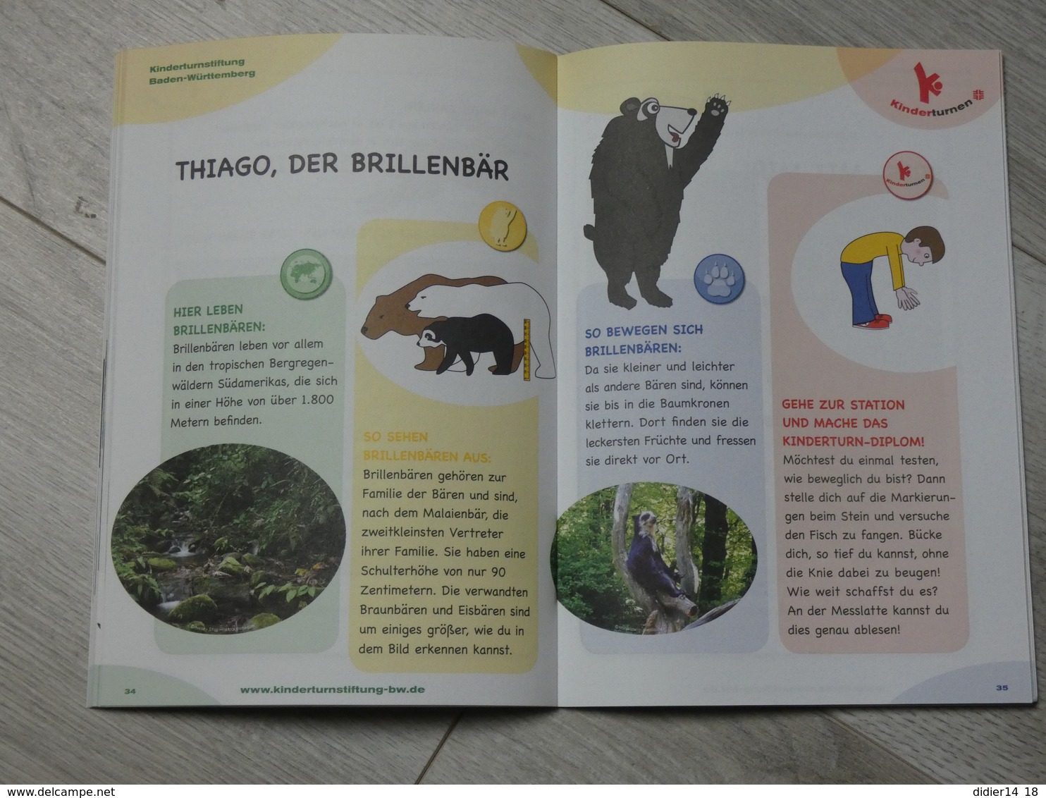 ZOO PLAN STUTTGART. WILHELMA. 50 PAGES POUR ENFANTS. EN ALLEMAND. - Animaux