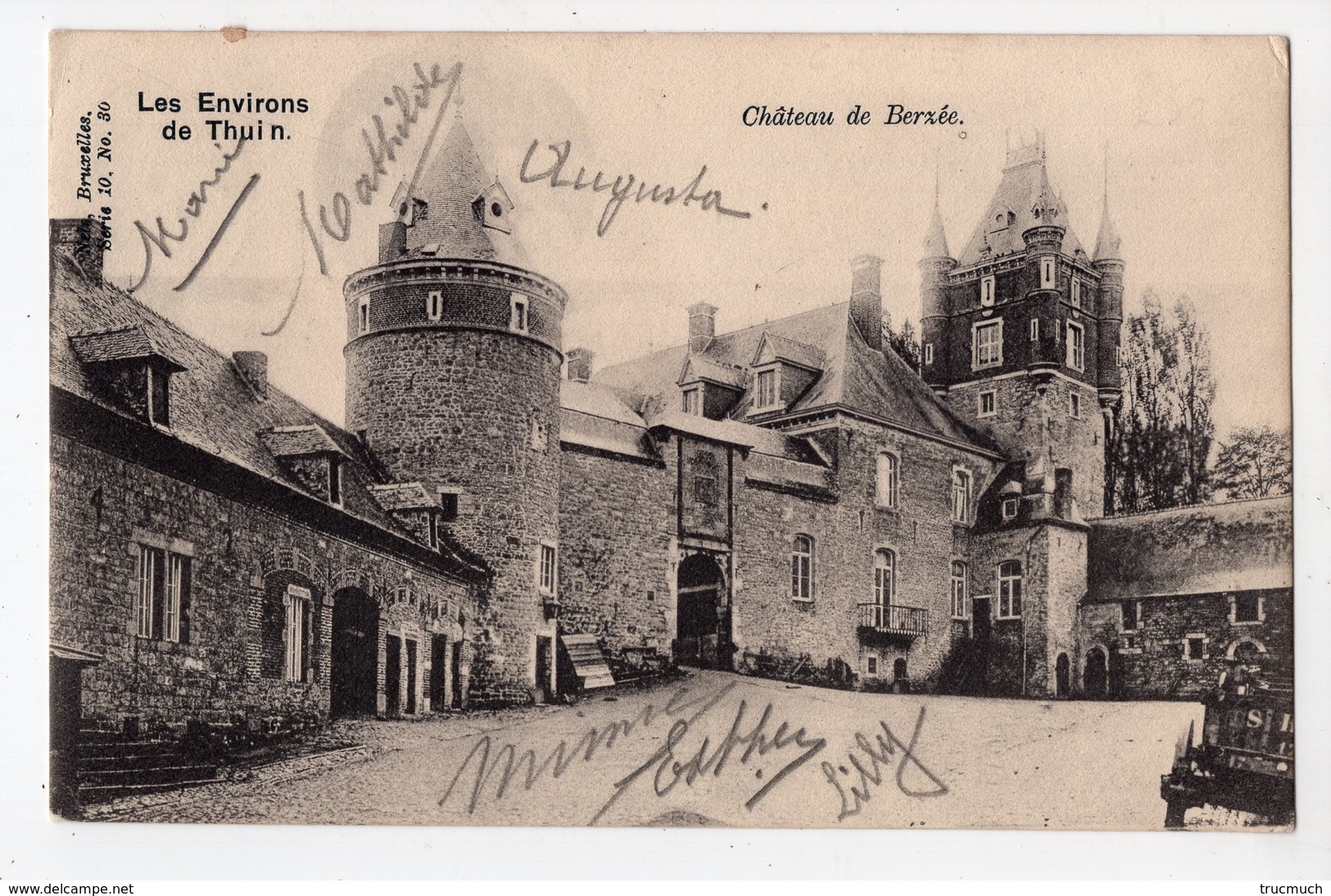 54 - THUIN - Château De BERZéE    *Nels Série 10 N° 30* - Thuin