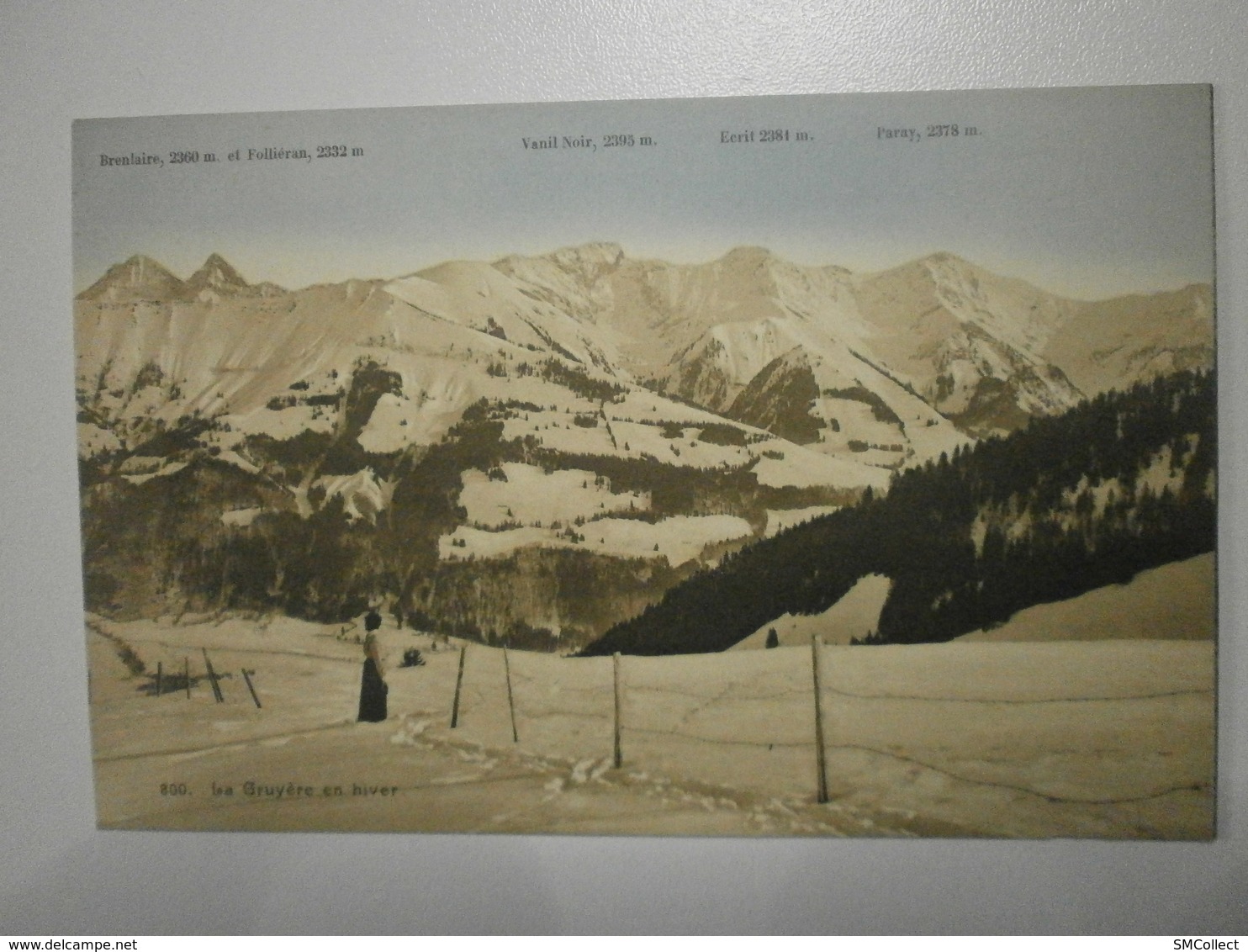 Suisse. La Gruyère En Hiver, Lot De 2 Cartes (8403) - Other & Unclassified