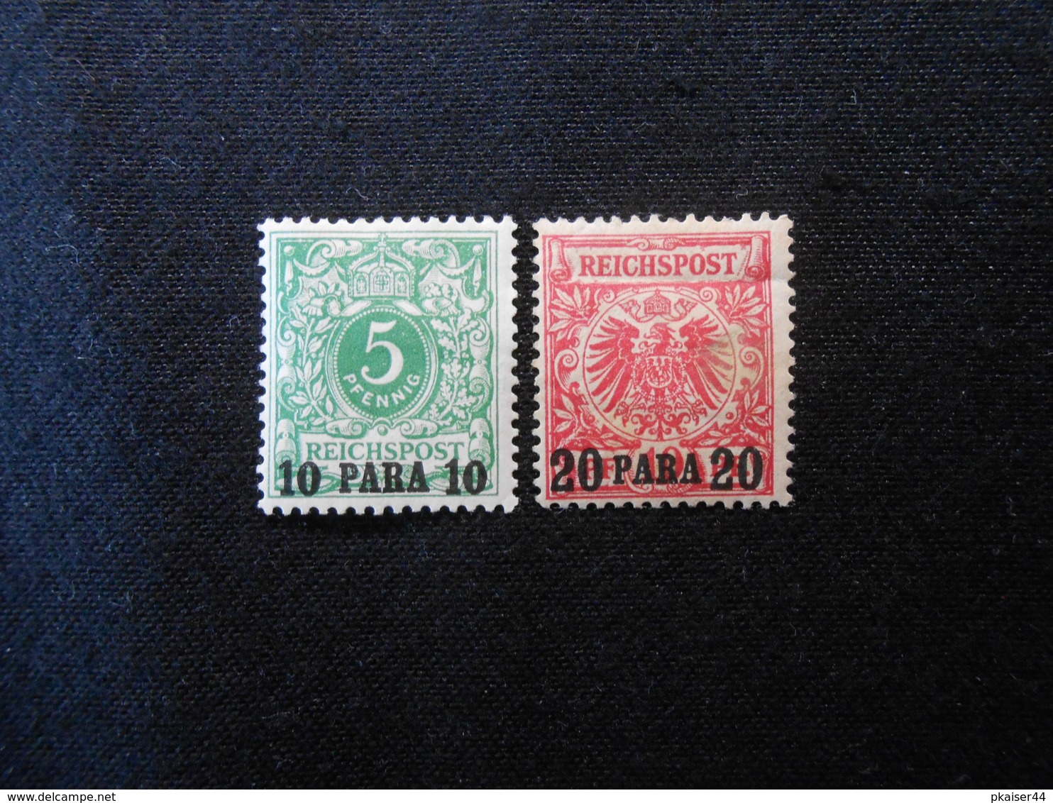 D.R. 6c/7d*MLH - (geprüft Jäschke) - Deutsche Auslandpostämter (Türkei) 1889 - Mi 16,50 € - Deutsche Post In Der Türkei