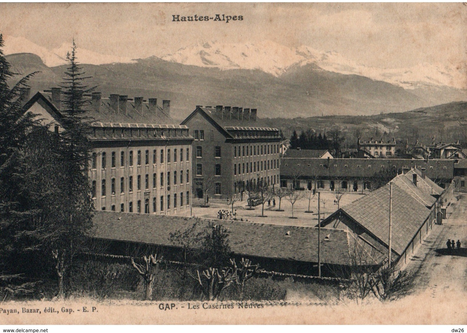 Gap (Hautes Alpes) - Les Casernes Neuves - Edition J. Payan, Carte N° 280 Non Circulée - Barracks