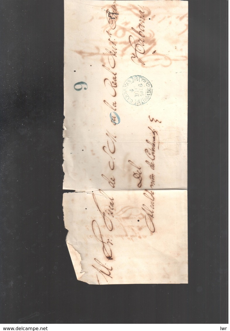 Letter Cardenas - 1856 - Other & Unclassified