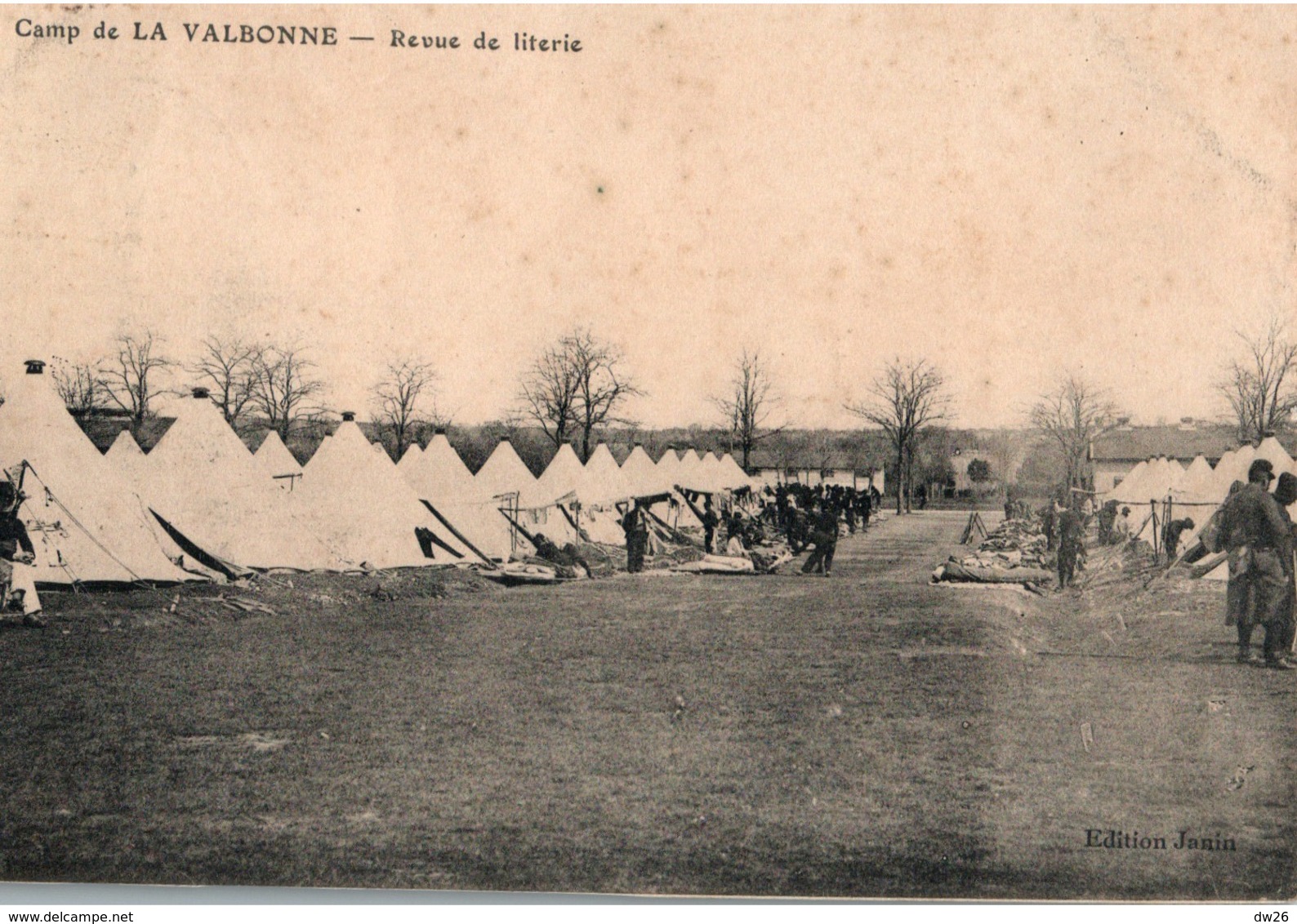 Camp De La Valbonne (Ain) - Revue De Literie - Edition Janin - Barracks